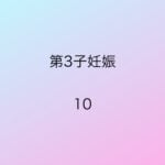 第3子妊娠10